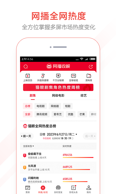 猫眼专业版实时票房app